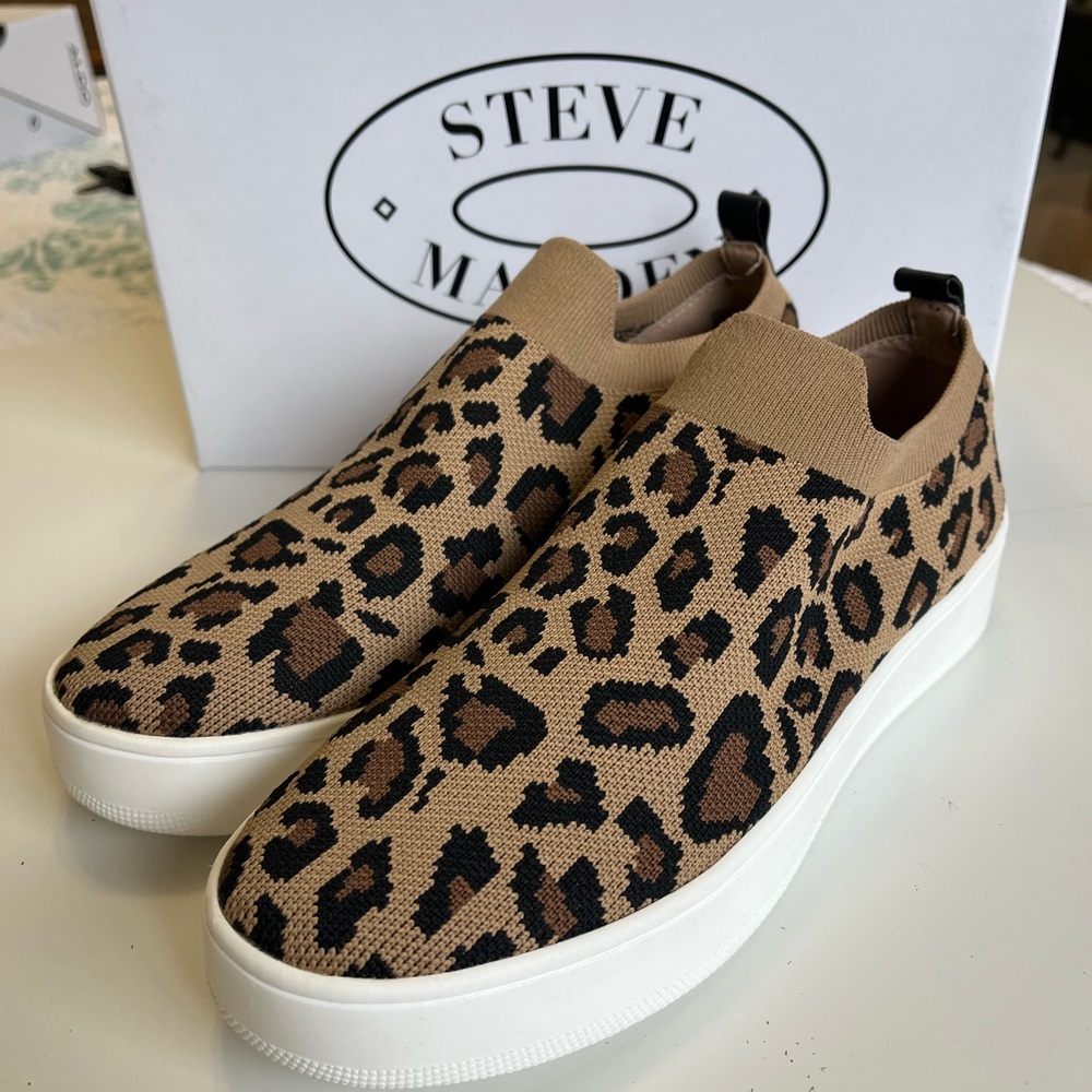 Steve Madden Beale Animal Print Casual Sneakers